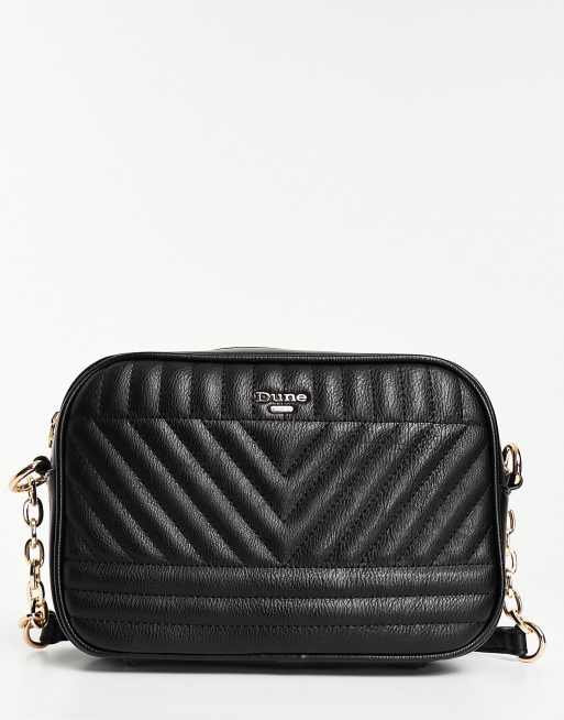 Dune drama quilted cross body online bag