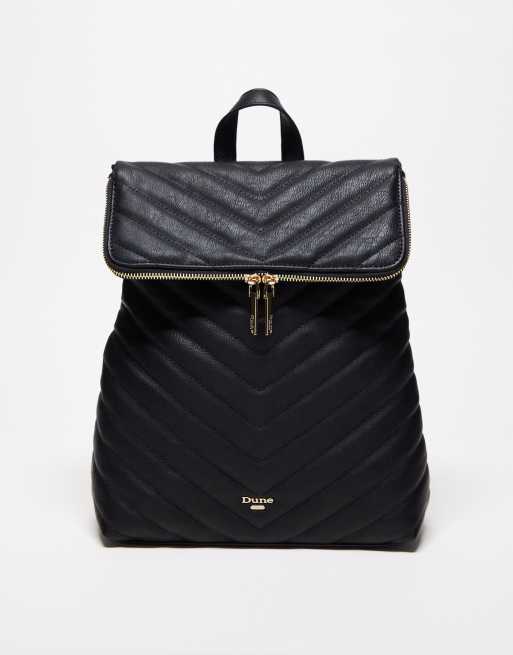 Dune black shop quilted backpack