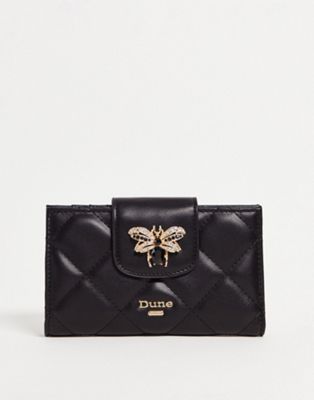 Dune quilted purse in black