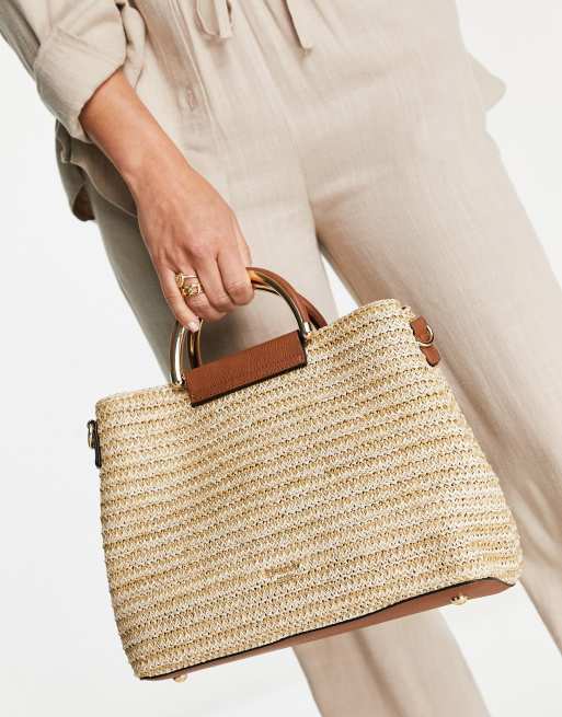 Natural on sale raffia bags