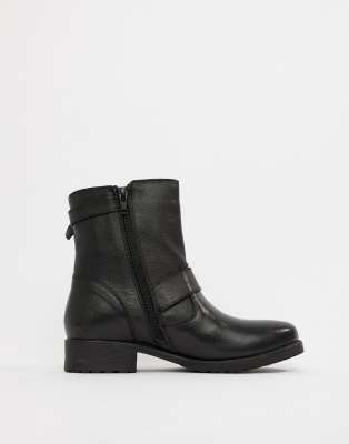 dune ripp leather ankle boots