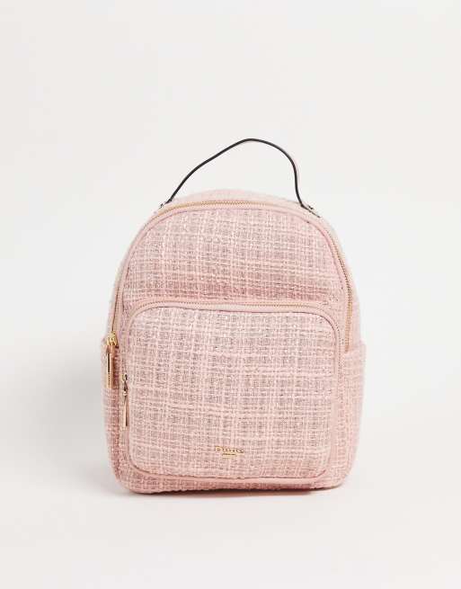 Dune textured backpack in pink