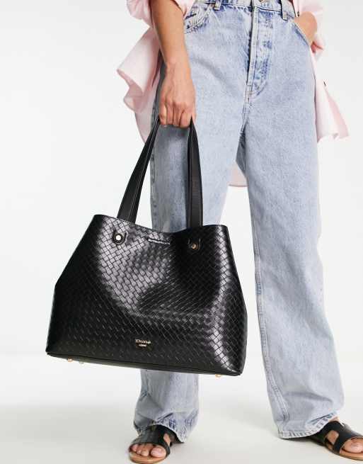 Dune tote bag in black