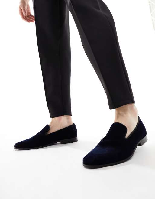 Mens on sale velour loafers