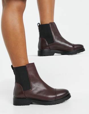 dune burgundy boots