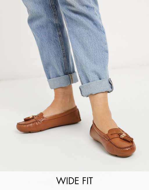 Dune tan flat on sale shoes