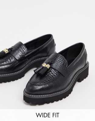 dune chunky loafers