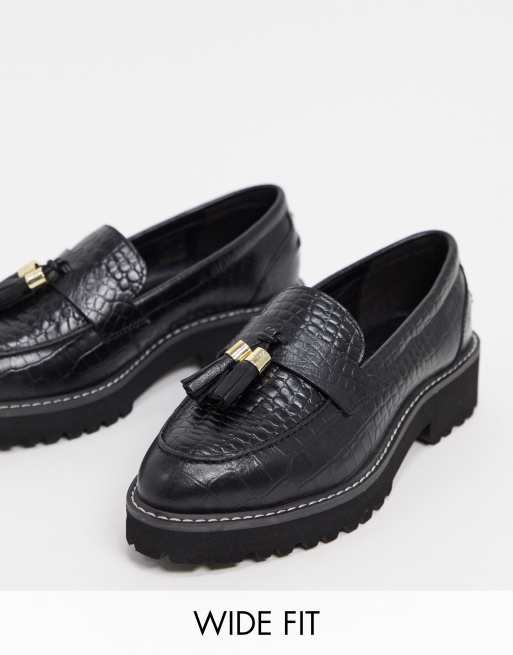 dune grover leather loafers