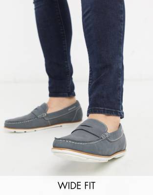 dune wide fit loafers