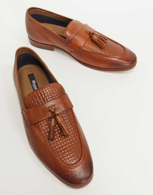 dune navy loafers