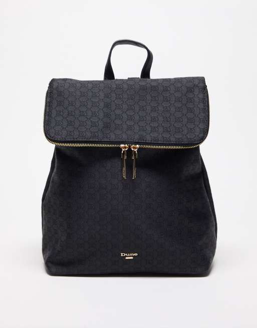Dune - Zaino nero con logo jacquard