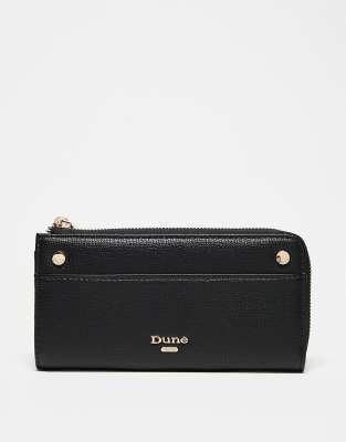 Dune zip purse in black