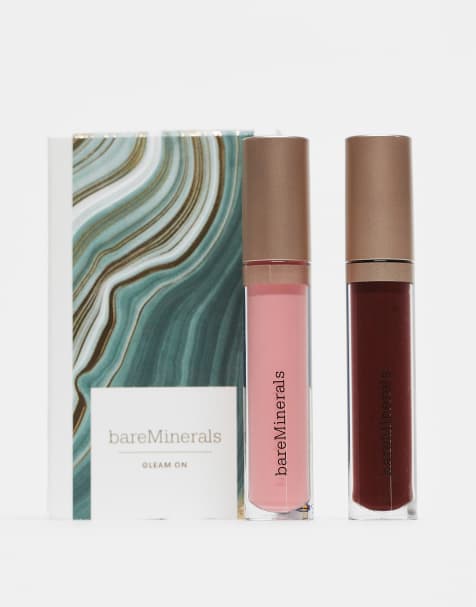 Dúo de brillos y bálsamos labiales de tamaño estándar Gleam On MINERALIST de bare Minerals (valorado en 46 €) - view 1