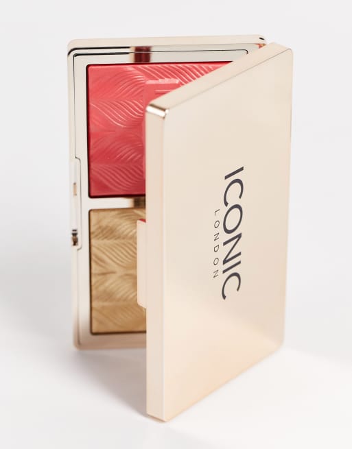 Dúo de iluminadores Silk Glow de Iconic London: Tono CoralGlow, 3 de 4