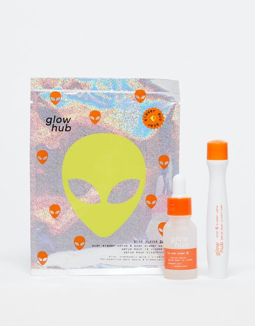 Dúo de productos de cuidado de la piel The Scar Slayer Duo de Glow Hub (ahorra un 17%)