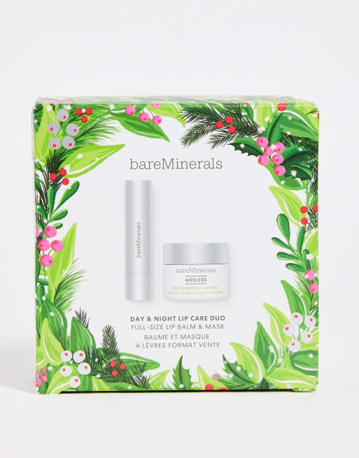 Dúo de productos para el cuidado de los labios Day & Night de bareMinerals (ahorra un 40%)