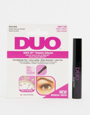 Duo Quick - Set Striplash Adhesive Dark (5 g)-Ingen färg