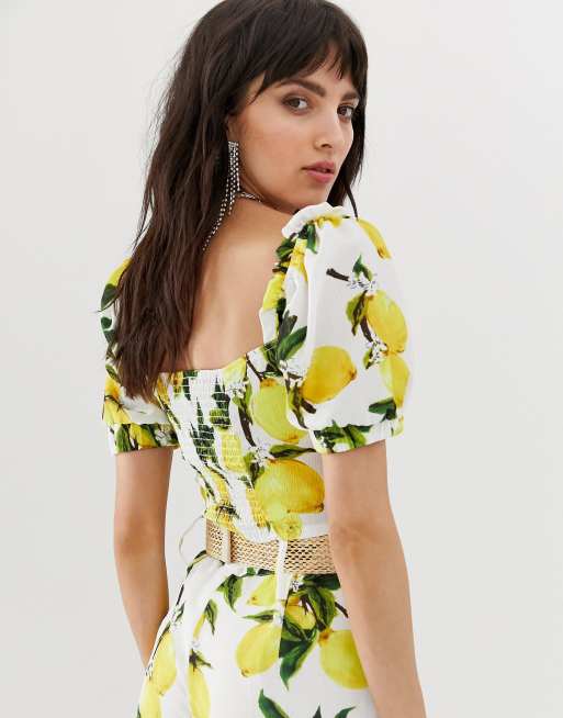 English factory lemon dress sale