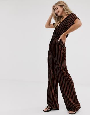 gold velvet jumpsuit