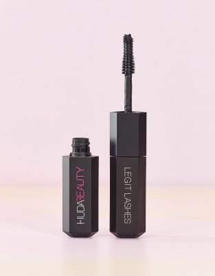 фото Двусторонняя тушь для ресниц huda beauty legit lashes – черный