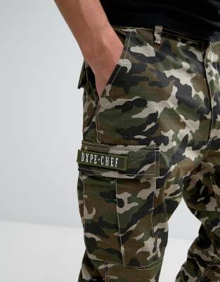 camouflage chef pants