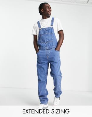  Джинсовый комбинезон ASOS DESIGN-Голубой