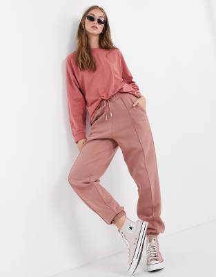 фото Джоггеры oversized от комплекта asos design-розовый