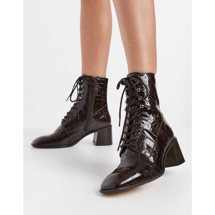 Miista lace up clearance boots