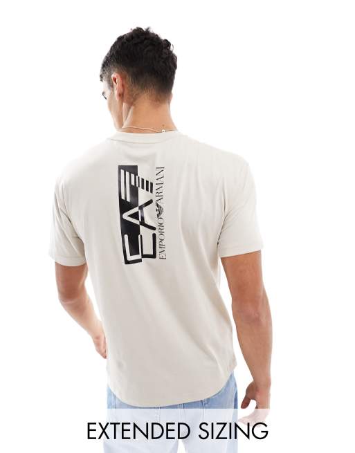 Ea7 back deals logo t shirt