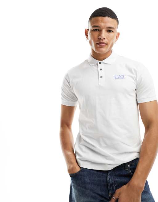 Ea7 white deals polo