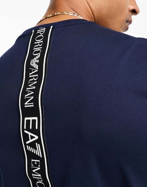 Ea7 navy hot sale t shirt