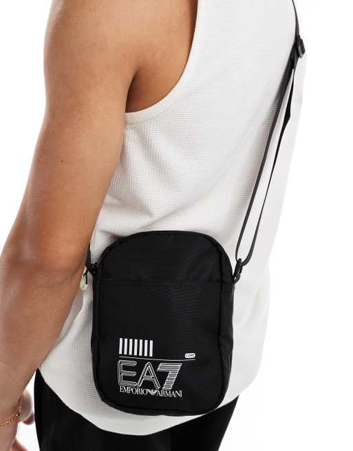 EA7 - Borsa a tracolla nera, 3 di 4