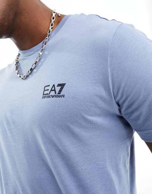 Ea7 grey hot sale t shirt