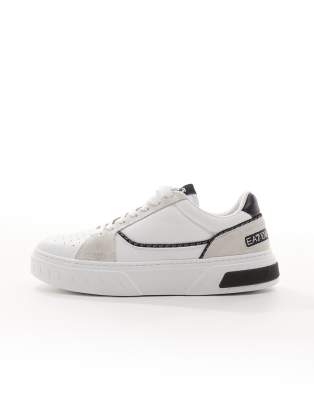 EA7 court sneakers in white