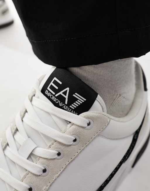 White ea7 clearance trainers