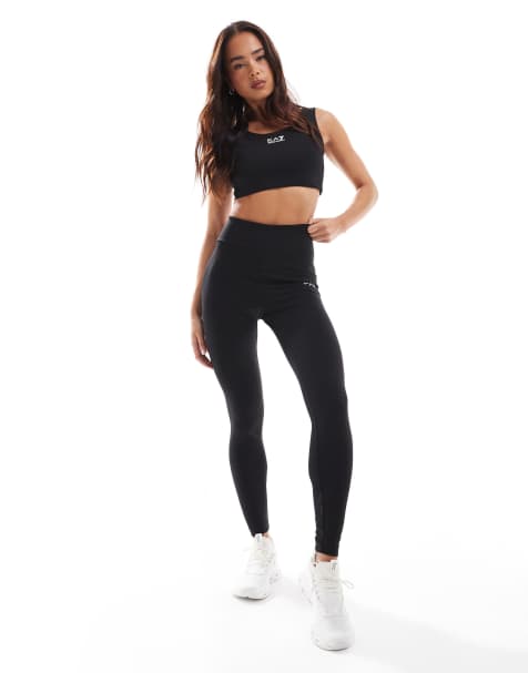 EA7 - Leggings neri in coordinato - view 1