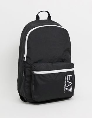 ea7 backpack black