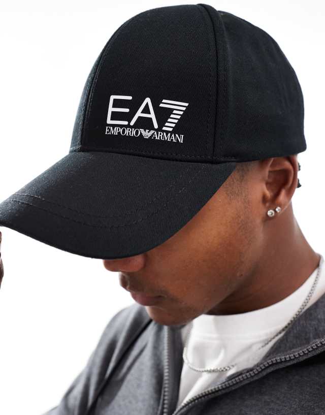 EA7 - logo cap in black