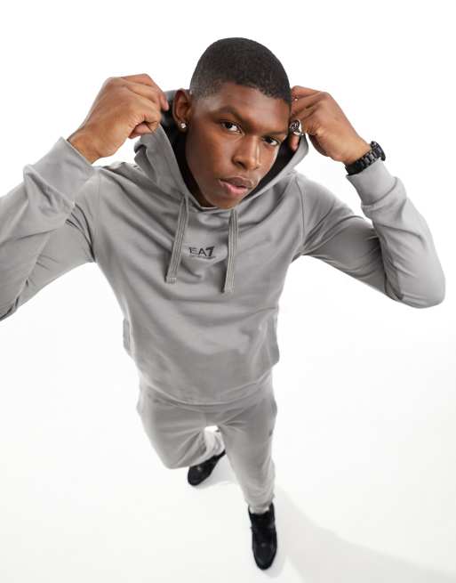 Grey on sale ea7 sweatshirt