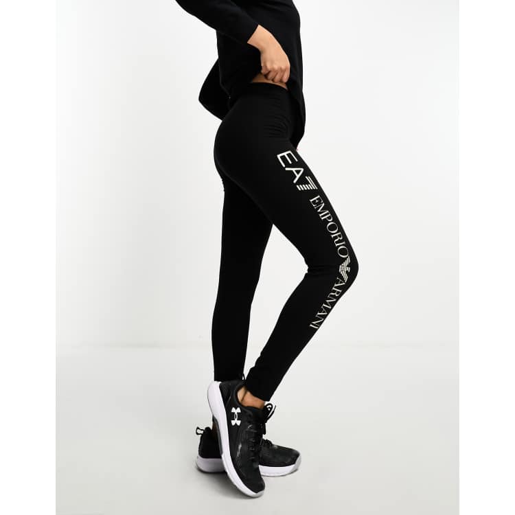 EA7 Emporio Armani Leggings Black on SALE