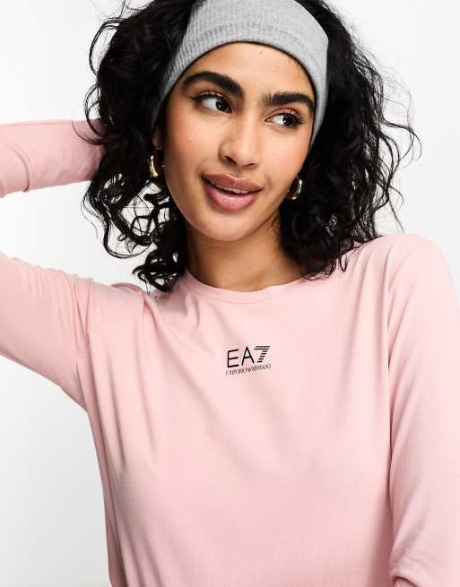 Ea7 long clearance sleeve t shirt