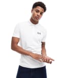 [EA7] EA7 polo shirt in white with chest logo 2XL WHITE