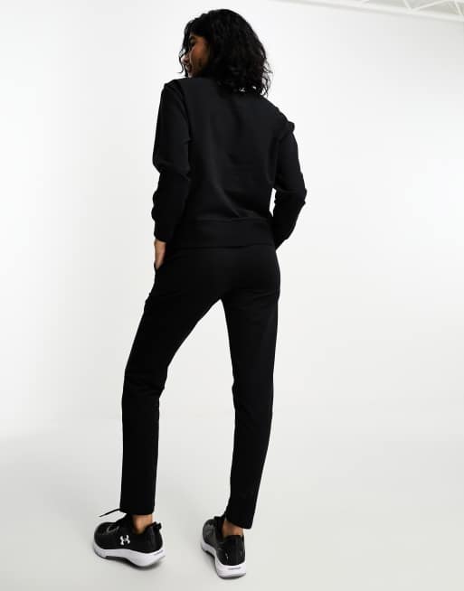 EA7 sweatshirt and joggers tracksuit set in black | ASOS