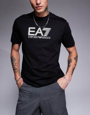 EA7 EA7 t-shirt with large chest logo in black