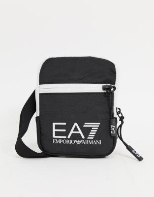 emporio armani ea7 train logo small pouch bag