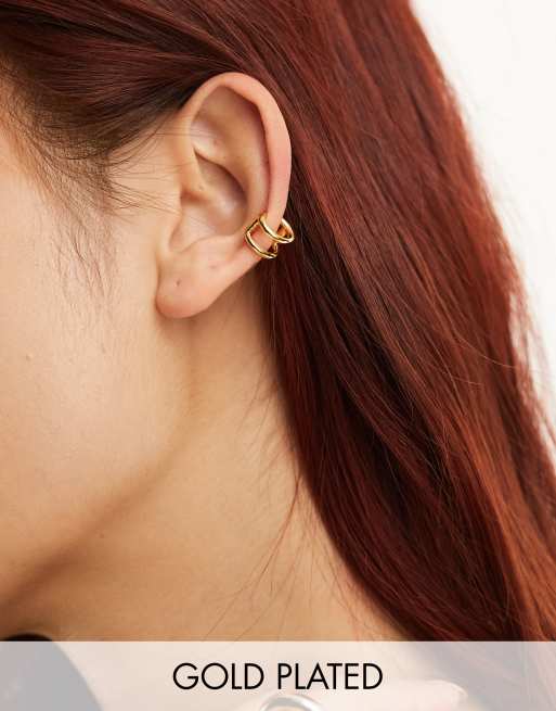 Ear cuff chapado en oro Z Collection de Accessorize