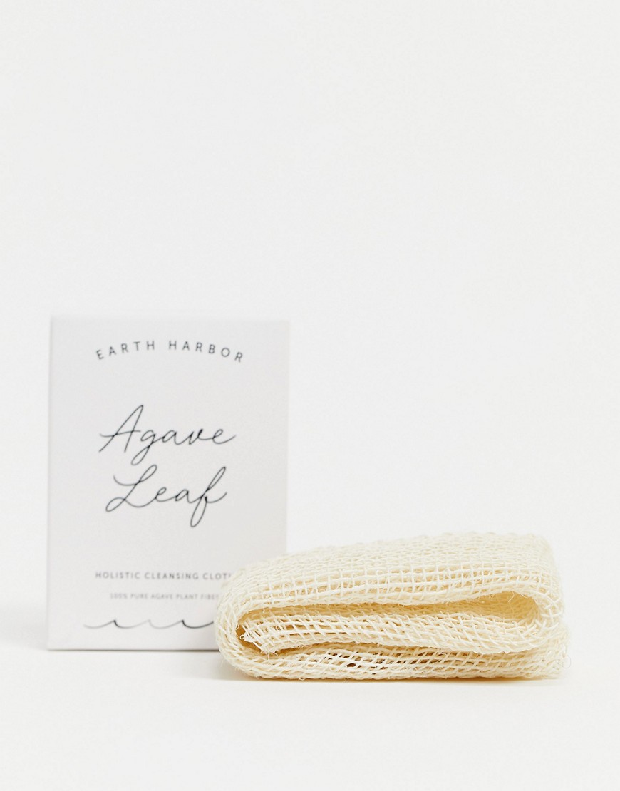 Earth Harbor AGAVE LEAF Holistic Cleansing Cloth-No color