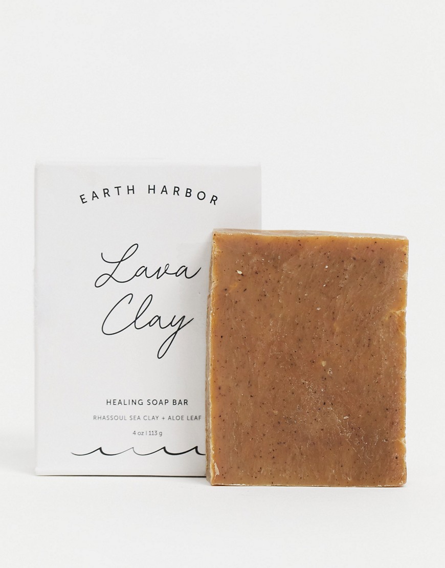 Earth Harbor Lava Clay Healing Soap Bar 4oz-No color