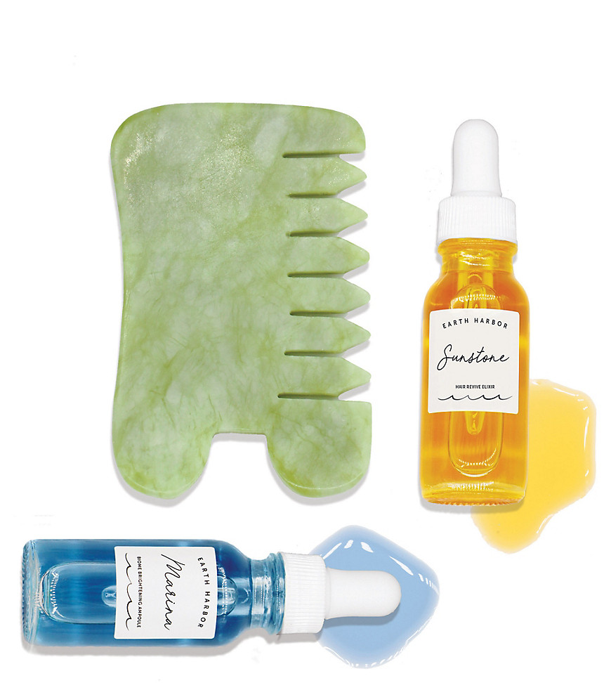 Earth Harbor X Asos Exclusive Paradise Spa Skin And Hair Kit (save 18%)-no Color