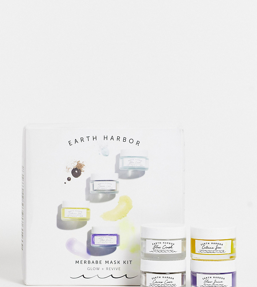 Earth Harbor x ASOS Exclusive Merbabe Face Mask Kit (Save 42%)-No color
